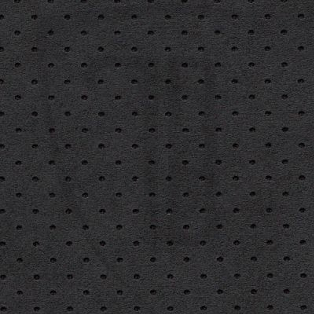 Black Alcantara Perforated